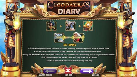 Cleopatras Diary 888 Casino